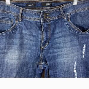 a.n.a Womens Distressed Jeans